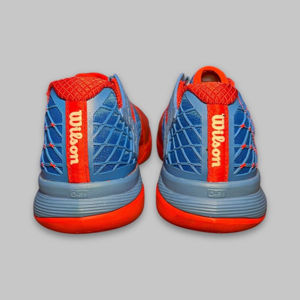 Wilson Kaos 2.0 Men’s Tennis Shoes - Red/Blue - Size 12 - Picture 4 of 6
